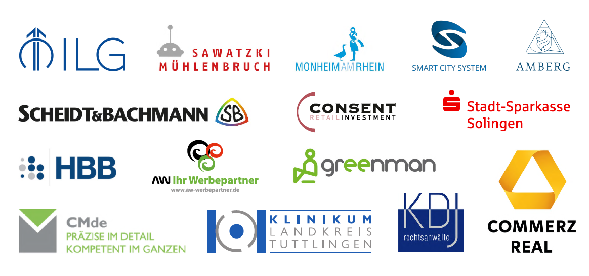 Logos unserer Partner und Kunden